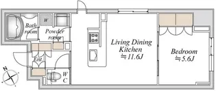 LA DOUCEUR浅草橋【0805号室】の間取り