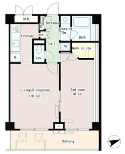 パークプレイス三田【3階】の間取り