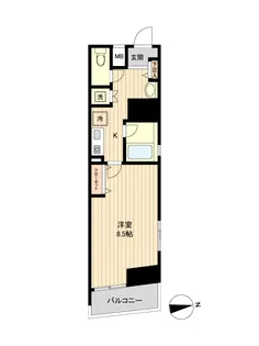 ラクラス新御徒町【10階】の間取り