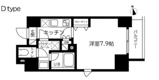 スカイコート蔵前Ⅱ【3階】の間取り