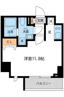 プライムアーバン住吉Ⅱ【2階】の間取り