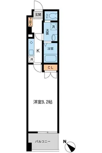 フィオーレ月島【3階】の間取り