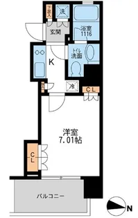 アーデン清澄白河【3階】の間取り