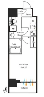 GRAN PASEO神田駅前【7階】の間取り
