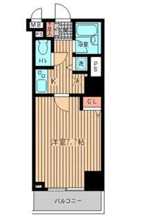 HF日本橋レジデンス【8階】の間取り