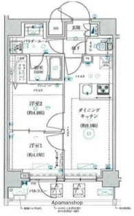 ベルシード墨田【8階】の間取り