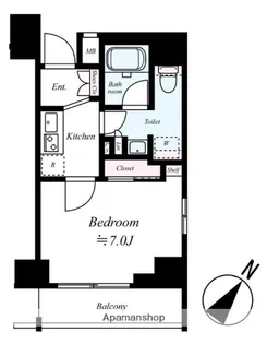 プレセダンヒルズ押上【8階】の間取り