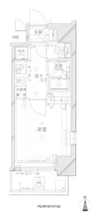 スパシエアランシア亀戸【10階】の間取り