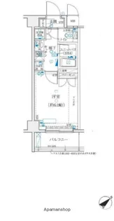 エルヴィエントアース墨田吾妻【4階】の間取り