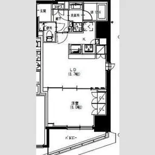 SーRESIDENCE曳舟【9階】の間取り