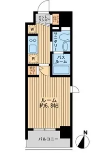 ダフィット門前仲町【8階】の間取り