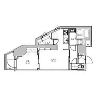 SーRESIDENCE浅草FIORE【3階】の間取り