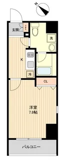 ラクラス月島【0503号室】の間取り