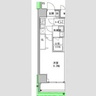 SーRESIDENCE押上CLAIR【5階】の間取り