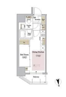 アーバネックス新御徒町【2階】の間取り