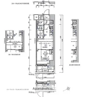 RELUXIA亀戸【4階】の間取り