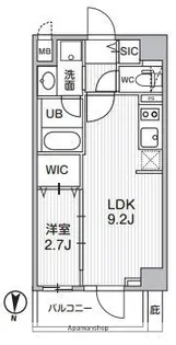 シーズンフラッツ押上テラス【2階】の間取り