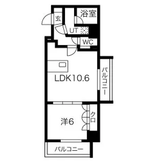 LEXE八広【2階】の間取り