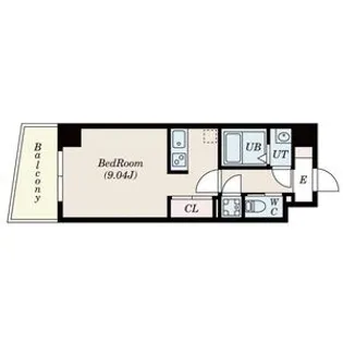 工芸館きうち2【7階】の間取り