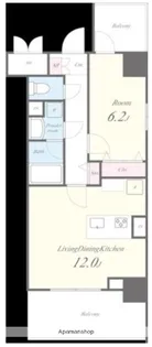 MEANUI KINSHICHO【7階】の間取り