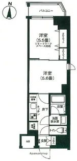 アイル プレミアム錦糸町【4階】の間取り