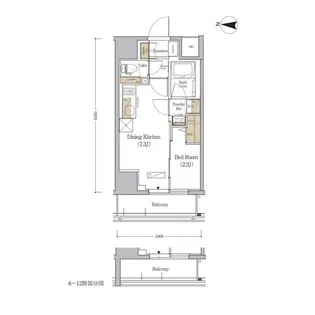 アーバネックス森下WEST【3階】の間取り