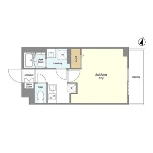 テラスミーレ文京弥生【1階】の間取り