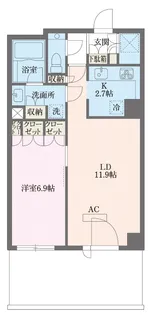 ジュールA【10階】の間取り