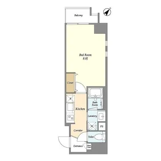 QU4TTRO ARCA 九段(クアトロアルカ九段)【6階】の間取り