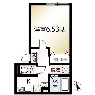 MQuarto一之江【1階】の間取り