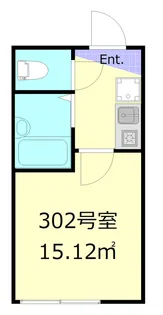 アリス南千住【3階】の間取り