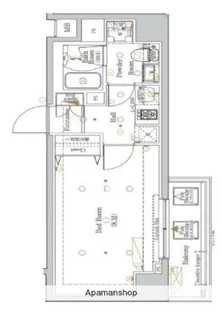 東京都中央区日本橋横山町【マンション】の間取り