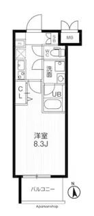 AR向島【3階】の間取り