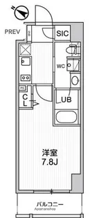 ステージグランデ日本橋人形町【6階】の間取り