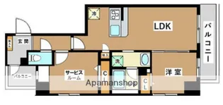 JU TOWER FRONT 亀沢【7階】の間取り