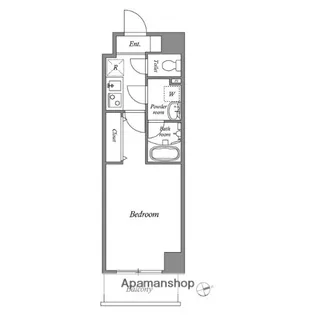 クオリタス浅草【3階】の間取り