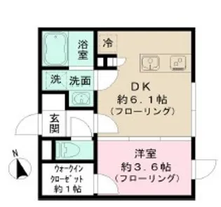 ラプレ本駒込【3階】の間取り