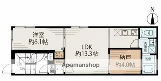 ハウス亀戸【4階】の間取り