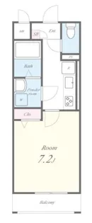 マルベリー小岩【1階】の間取り