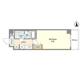 アルファコート八広【5階】の間取り