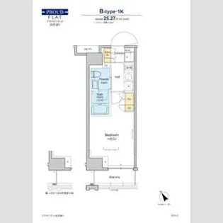 プラウドフラット清澄通り【2階】の間取り