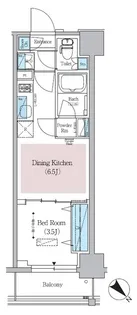 アーバネックス日本橋横山町【12階】の間取り