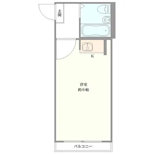 キャピタル浅草【4階】の間取り