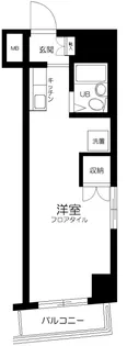 東京都台東区松が谷3丁目【マンション】の間取り