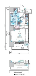 リヴシティ森下駅前【9階】の間取り