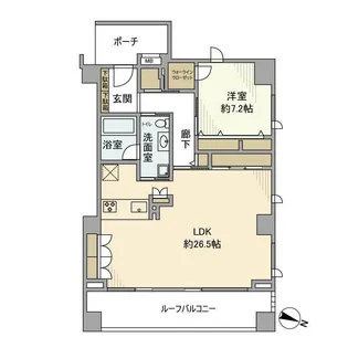 グランフォルム赤坂【2階】の間取り