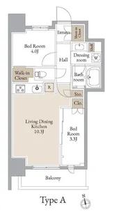 JMFレジデンス浅草橋三丁目【5階】の間取り