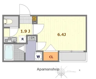ラフィナート亀戸【2階】の間取り