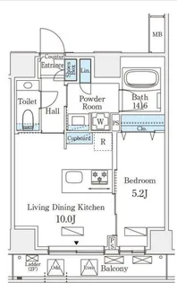 オーパスレジデンス南青山【4階】の間取り