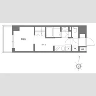 グランパセオ清澄白河Ⅱ【3階】の間取り